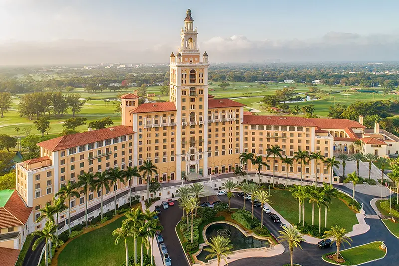 Biltmore Hotel, Coral Gables, FL photography by Greg Ceo, photo edited by Valentin Sivyakov