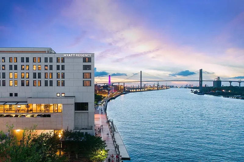 Hyatt Regency, Savannah, GA photography by Greg Ceo, photo edited by Valentin Sivyakov