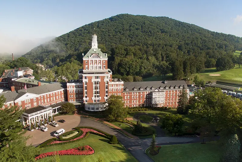 The Omni Homestead Resort, Hot Springs, VA photography by Greg Ceo, photo edited by Valentin Sivyakov