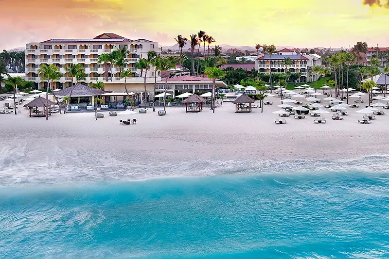 Bucuti and Tara Beach Resort, Oranjestad, Aruba photography by Greg Ceo, photo edited by Valentin Sivyakov
