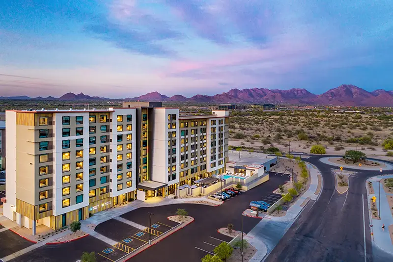 Hyatt, Scottsdale, AZ photography by Greg Ceo, photo edited by Valentin Sivyakov