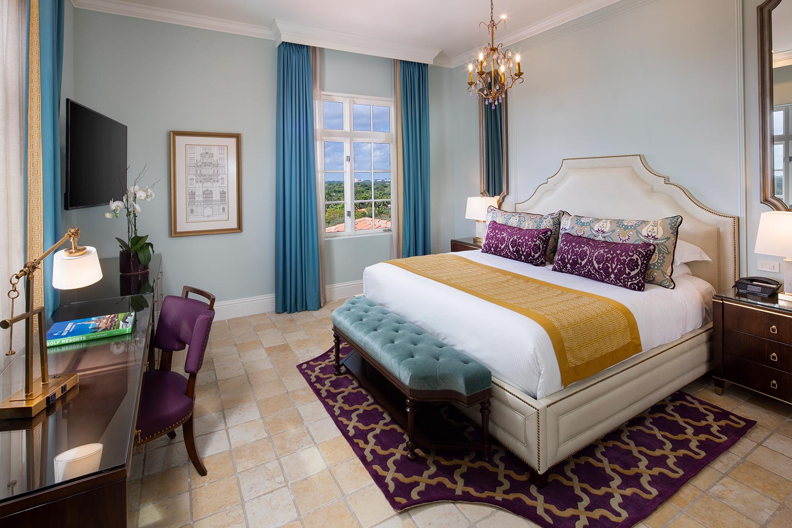Biltmore Hotel one bedroom suite king bed
