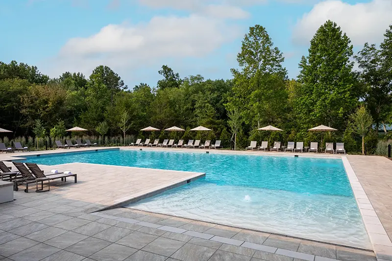 Keswick Hall Keswick Hall Outdoor Pool Resort Amenities Luxury Hotel Pool Keswick Virginia Photography Greg Ceo Studio Retouching by Valentin Sivyakov