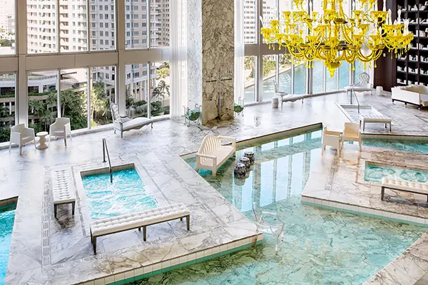 W Miami, FL photography by Greg Ceo, photo edited by Valentin Sivyakov