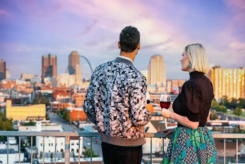 Angad Arts Hotel, St. Louis, MO photography by Greg Ceo, photo edited by Valentin Sivyakov 
