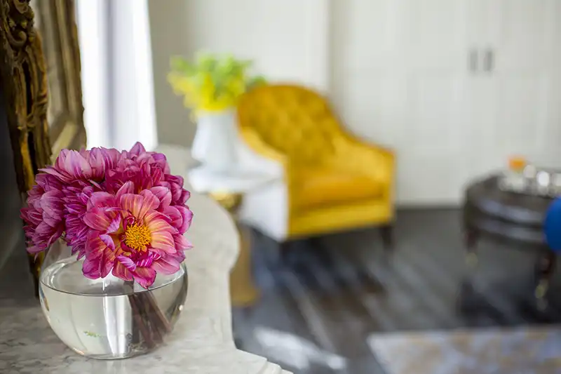 Upscale hotel lobby photography by Greg Ceo Studio