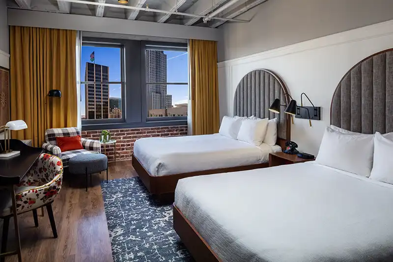  Hotel Indigo Omaha, NE photography by Greg Ceo, photo edited by Valentin Sivyakov