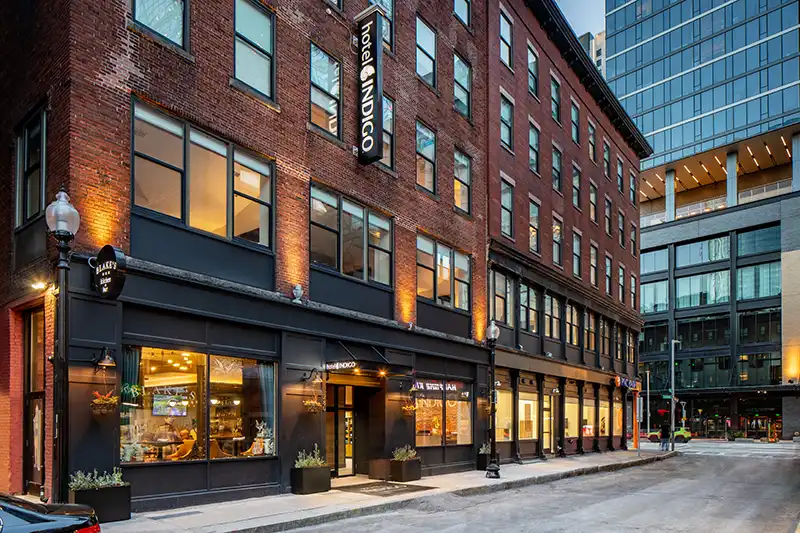 Hotel Indigo Boston Garden, MA photography by Greg Ceo, photo edited by Valentin Sivyakov