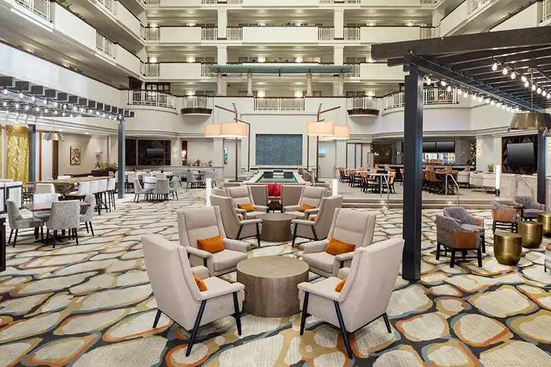 Embassy Suites Laredo, TX photography by Greg Ceo, photo edited by Valentin Sivyakov